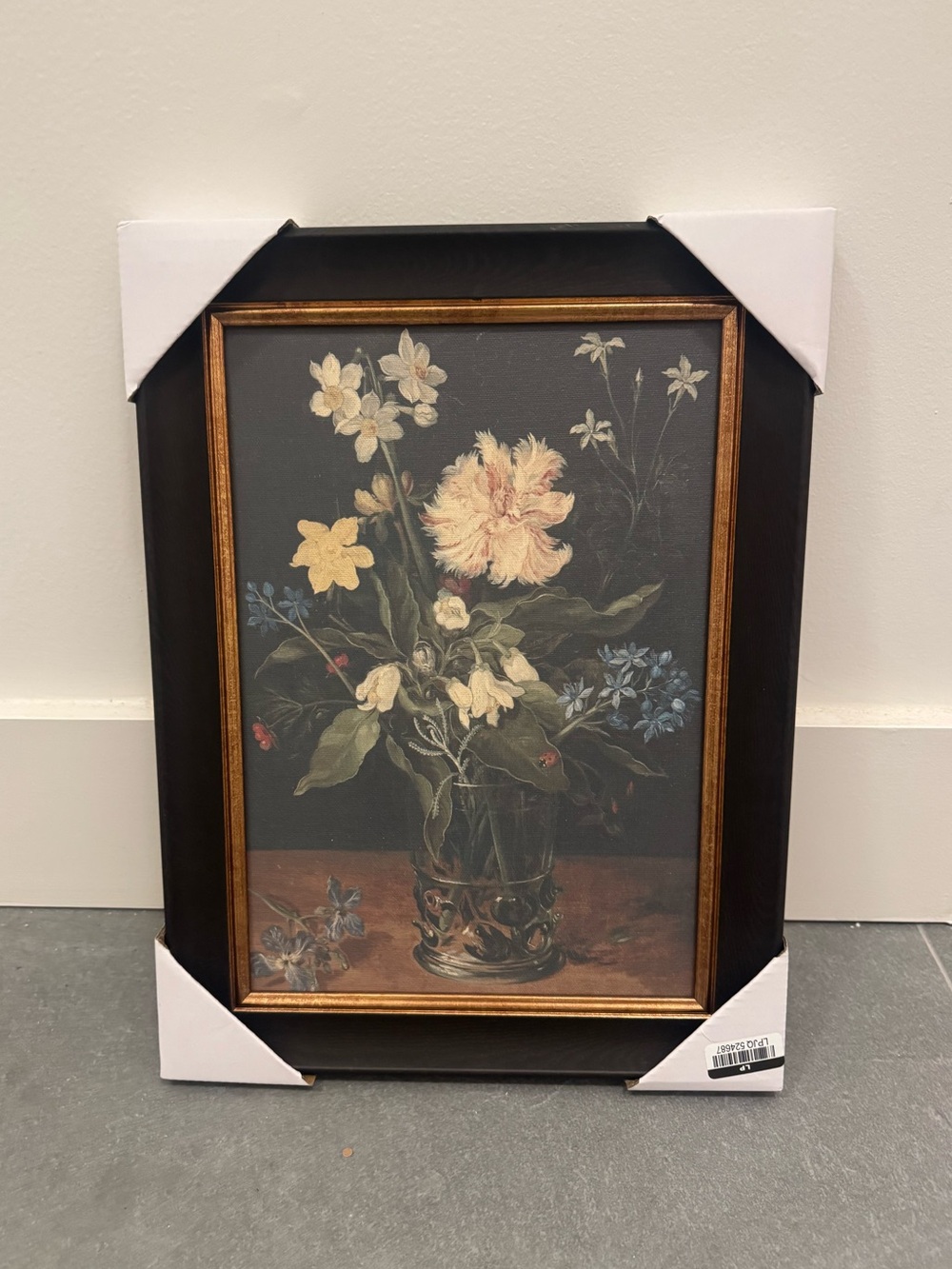 12" x 16" Floral Cotton Canvas Framed Wall
Art - Threshold Studio McGee